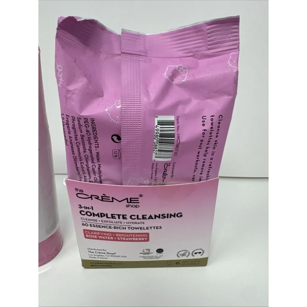 The Crème Shop x Hello Kitty Skincare Collection 9 Pack NEW SEALED pink water